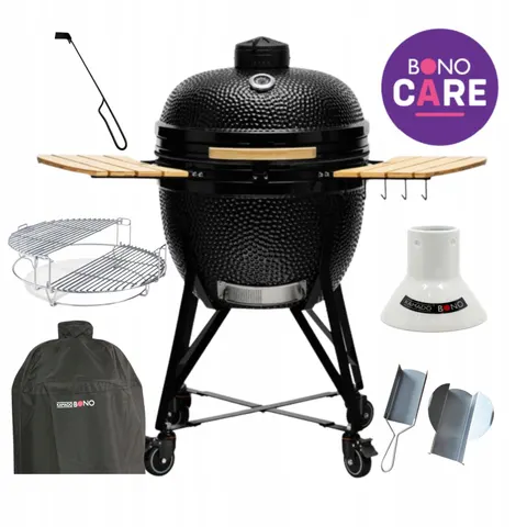 Barbecue Kamado Bono Limited 25'' Nero – immagine 1