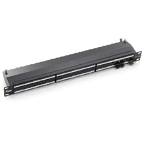Patch Panel Cat.6A 24 Puertos 19" 1U Gris - EQUIP – imagen 1