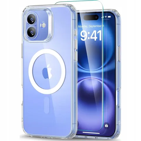 iPhone 16 Classic Pro Case (HaloLock) Set - Clear - Clear – Bild 1