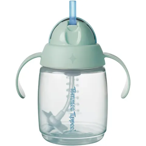 Tommee Tippee Trainer Straw training cup with weight 6m+ Green 1 pc – image 1