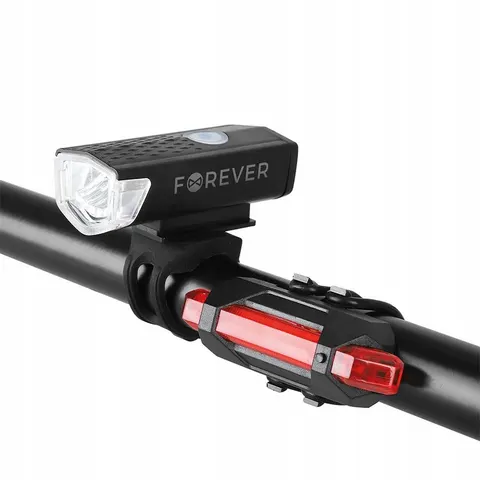 Zestaw Lampek Rowerowych Basic BLG-100 Forever Outdoor – zdjęcie 1