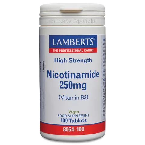 Lamberts nicotinamida 250 mg. 100 comp. – imagen 1