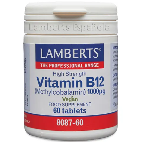 Lamberts VITAMINA B12 1000µg 60 Tabs – imagen 1