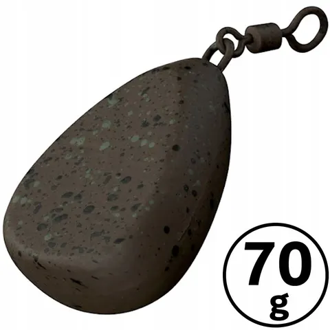 Fox Camotex Flat Pear Swivel Lead 70g – zdjęcie 1