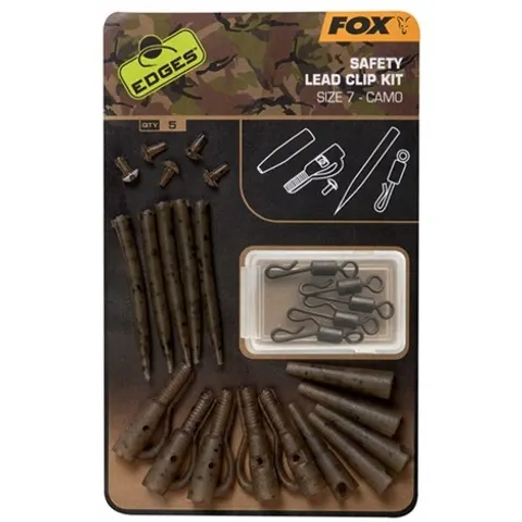 Fox Edges Camo Lead Clip Kit size 7 CAC780 – zdjęcie 1