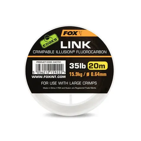 Fox Edges Link Crimpable Illusion Fluorocarbon – zdjęcie 1