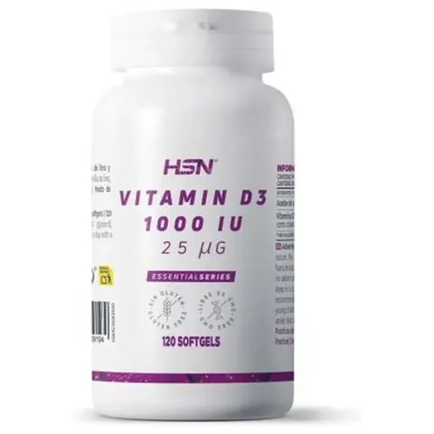 HSN Vitamina D3 1000UI 120 Perlas – imagen 1
