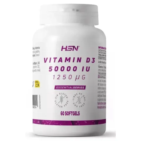 HSN Vitamina D3 50000UI 60 Perlas – imagen 1