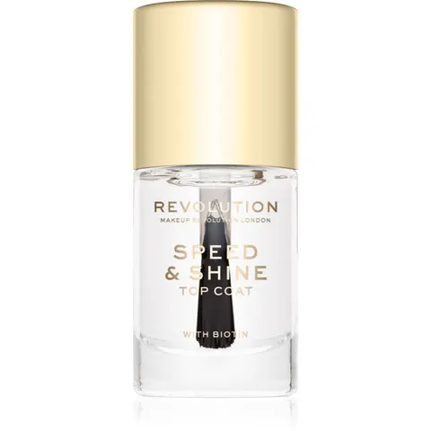 Revolution Speed & Shine quick-drying nail polish translucent 10 ml – image 1
