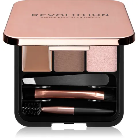 Revolution - Focus & Fix Brow Kit, 5.8G, Beige – Bild 1
