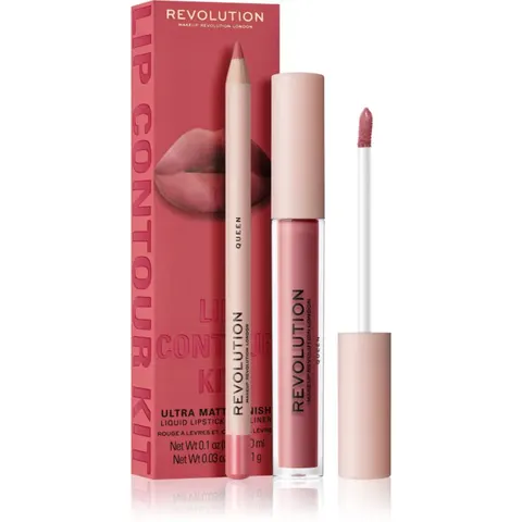 Revolution Lip Contour Kit lèvres teinte Queen 2 pcs – image 1