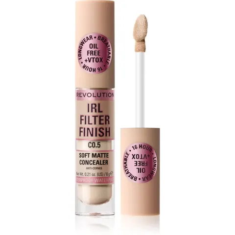 Revolution IRL Filter long-lasting concealer for full coverage shade C0.5 6 g – image 1