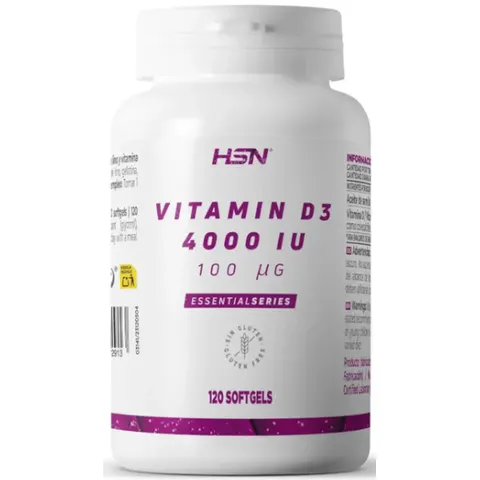HSN Vitamina D3 4000UI 120 Perlas – imagen 1