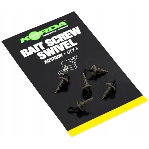 Korda Micro Ring Swivel Bait Screw Medium 5szt. – zdjęcie 1