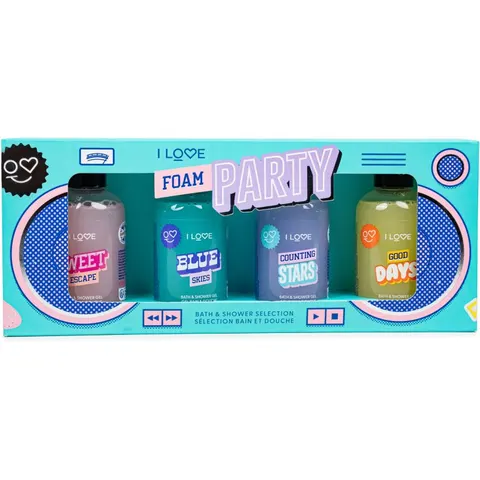 I Love Foam Party gift set for the shower – image 1