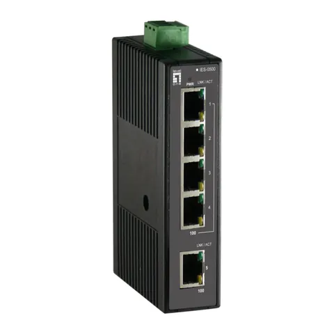 LevelOne Switch 5 Puertos 10/100Mbps IES-0500 - LEVEL ONE – imagen 1