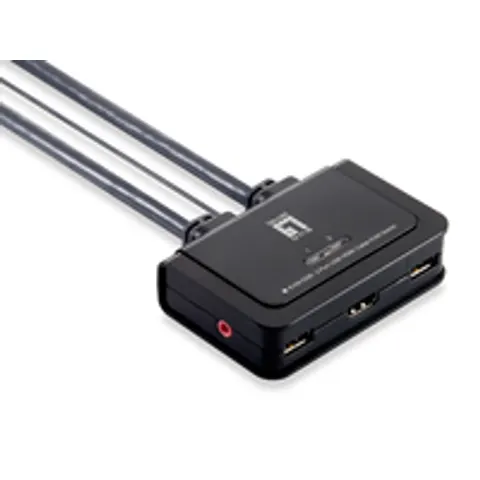 LevelOne Switch 2 Puertos (USB/HDMI) - LEVEL ONE – imagen 1