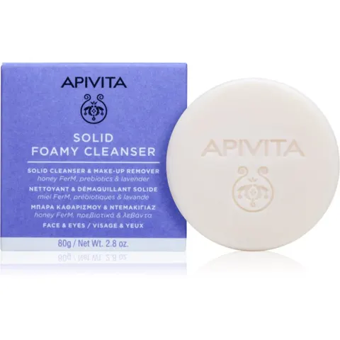 Apivita Detergente Solido Struccante per viso e occhi 80 gr – immagine 1