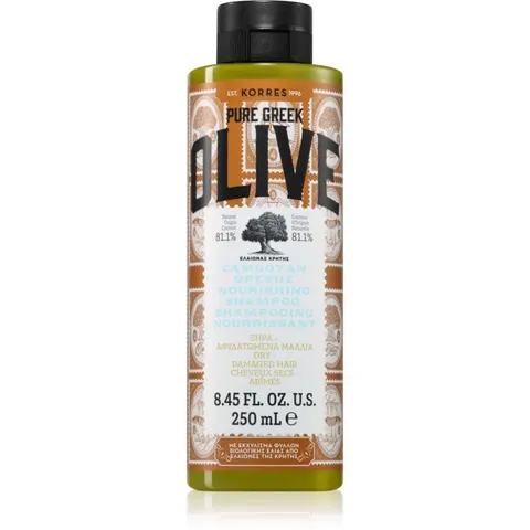 250ml KORRES Pure Greek Olive Shampoo nutriente – immagine 1