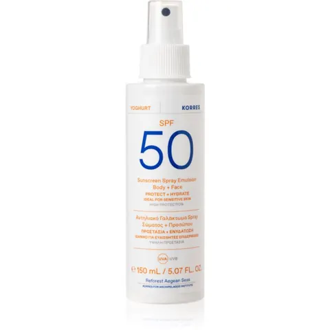 Korres - Sun Spray Yoghurt SPF50+ - 150 ml – afbeelding 1