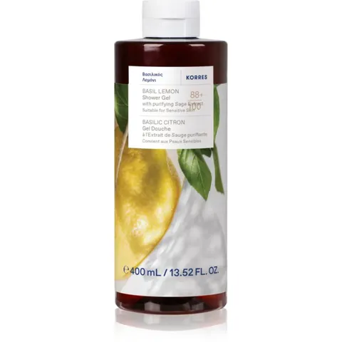 Korres Basil Lemon Refreshing Shower Gel 400 ml – image 1
