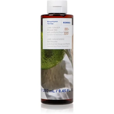 Korres Ginger Lime gel douche hydratant 250 ml – image 1