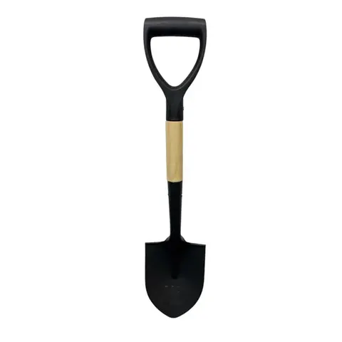 Garden Round Spade Shovel With D Grip – image 1