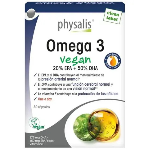 Physalis omega 3 30 cap.vegan – imagen 1