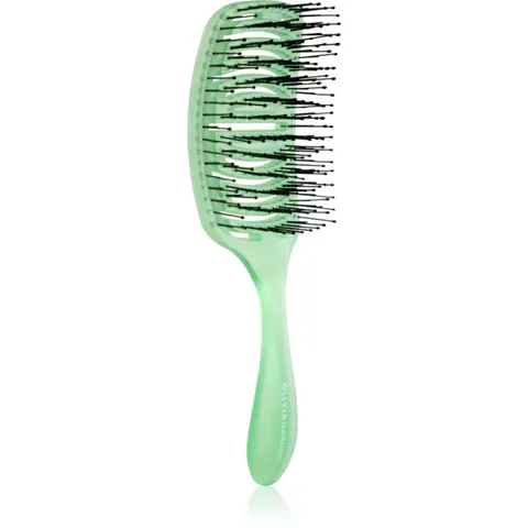 Olivia Garden iDetangle Pride flat brush Green 1 pc – image 1