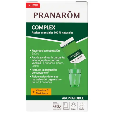 Pranarom Aromaforce Complex Vitamina C Ravintsara 9 Sobres – imagen 1