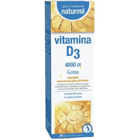 Naturmil Vitamina D3 Gotas 50 ml – imagen 1