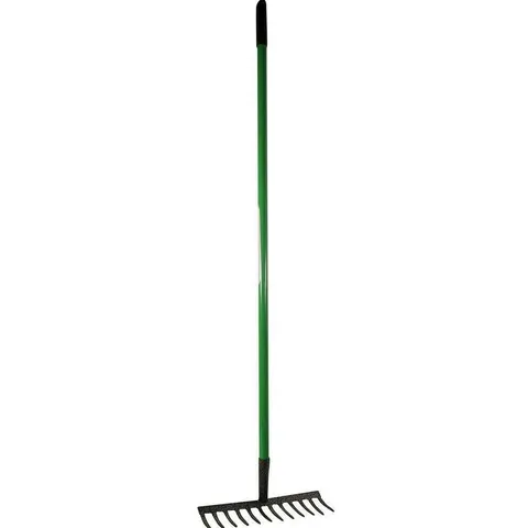 Metal Garden Rake 12 Teeth Comb – image 1