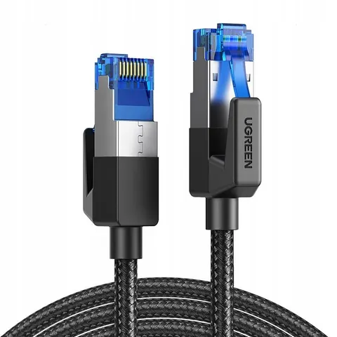 Kabel Ugreen NW153 Cat.8 1.5m (czarny) – zdjęcie 1