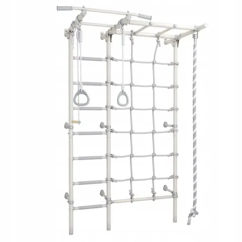 Monkey-Gym Espalier de gymnastique avec barre de traction Comet Next 5 - Blanc, Basic – image 1