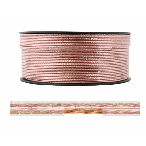 Cabletech Kabel - Audiokabel - 100m - 2x0,75mm - CCA – afbeelding 1