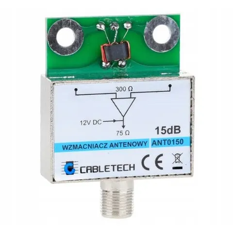 Wzmacniacz antenowy ekranowany 15dB Cabletech – zdjęcie 1
