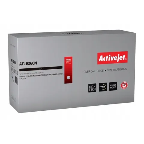 Tóner compatible con Lexmark ATL-E260N (negro) - ACTIVEJET – imagen 1