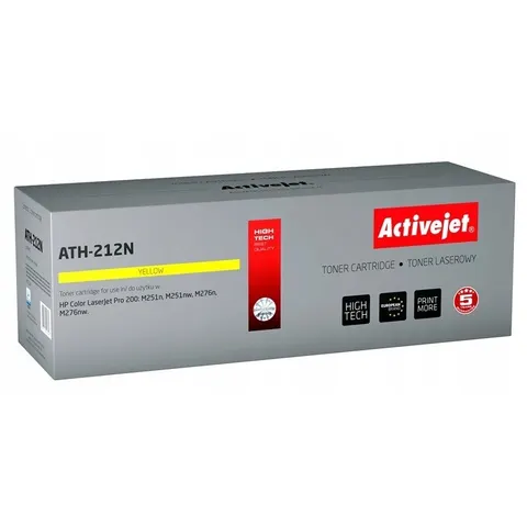 Tóner compatible HP ATH-212N (amarillo) - ACTIVEJET – imagen 1