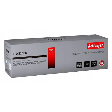 Tóner compatible Oki ATO-310BN (negro) - ACTIVEJET – imagen 1