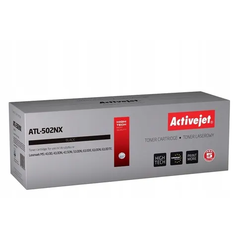 Tóner compatible con Lexmark ATL-502NX (negro) - ACTIVEJET – imagen 1