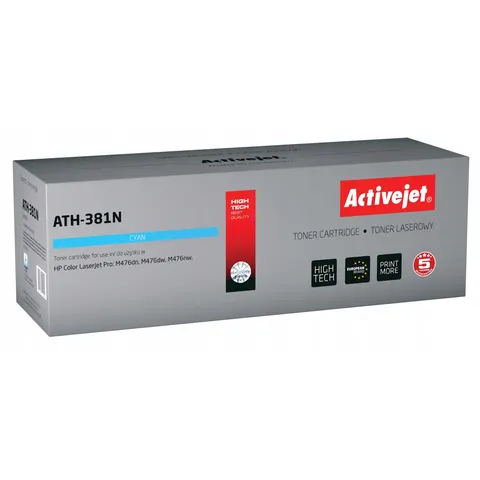 Tóner compatible HP ATH-381N (cian) - ACTIVEJET – imagen 1