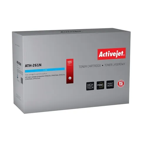 Tóner compatible HP ATH-261N (cian) - ACTIVEJET – imagen 1