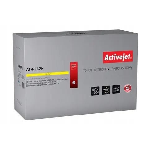 Tóner compatible HP ATH-362N (amarillo) - ACTIVEJET – imagen 1