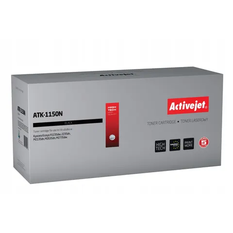 Tóner compatible Kyocera ATK-1150N (negro) - ACTIVEJET – imagen 1
