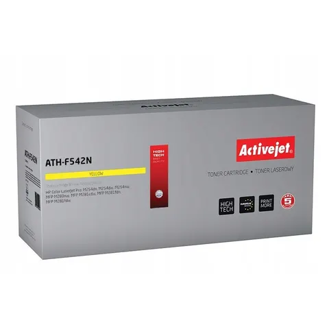 Tóner compatible HP ATH-F542N (amarillo) - ACTIVEJET – imagen 1