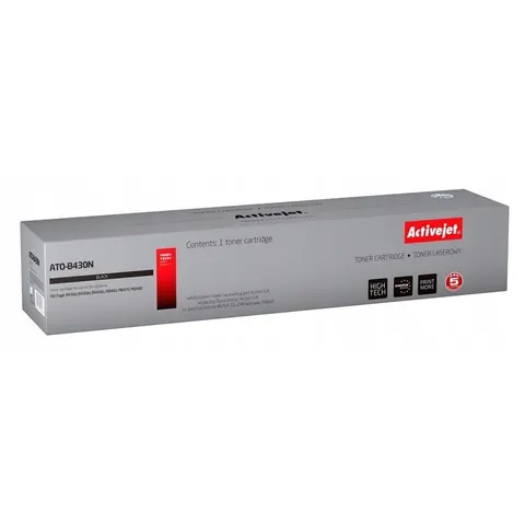 Tóner compatible Oki ATO-B430N (negro) - ACTIVEJET – imagen 1
