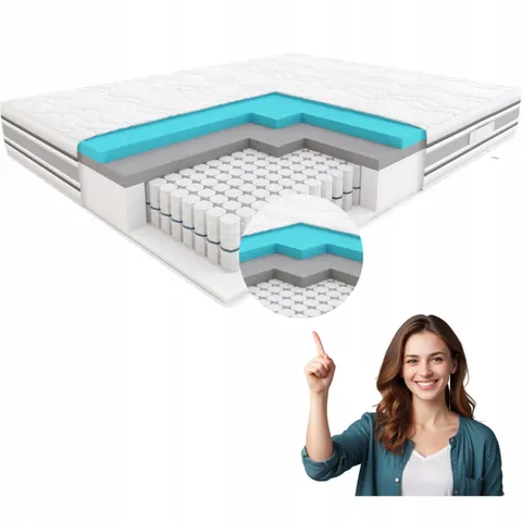 Materac Hilding Dance 100x200 Chłodzący – zdjęcie 1