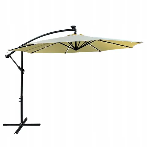 Parasol Ogrodowy Milin Beżowy – zdjęcie 1