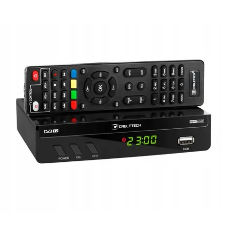 Tuner DVB-T2 H.265 Hevc Cabletech – zdjęcie 1