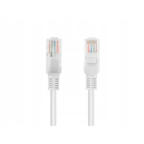 Lanberg Patchcord Ethernet Ftp CAT5E Do Laptopa Pc Routera Switcha 1M Szary – zdjęcie 1